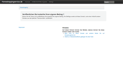 Desktop Screenshot of homeshoppingservice.de